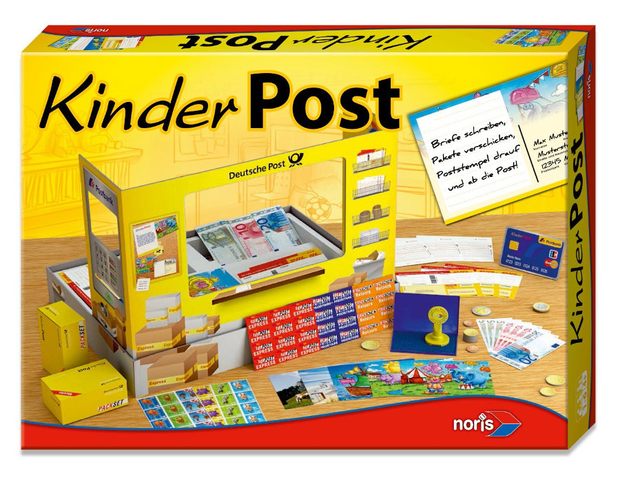 Noris Große Kinderpost – Spielpost mit Zubehör und Stempel